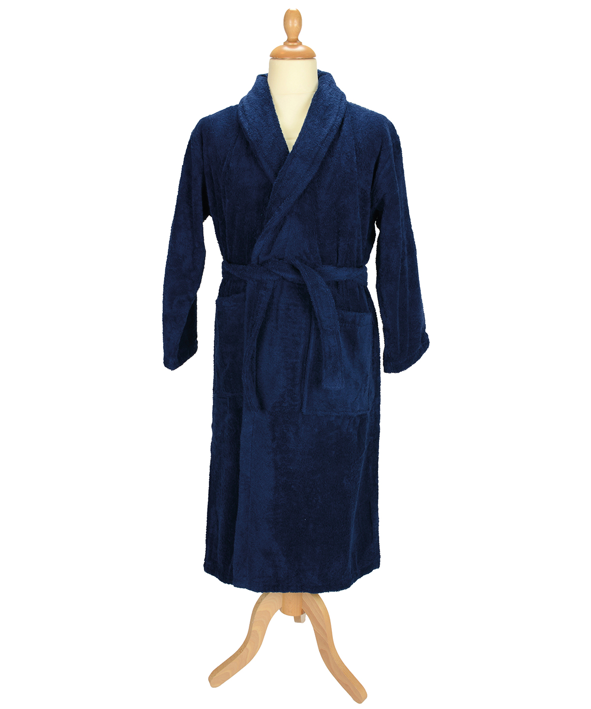 ARTG Bath robe with shawl collar