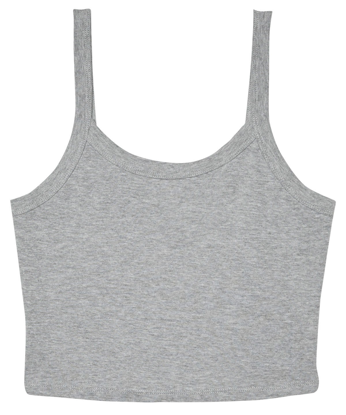 Womens micro rib spaghetti strap tank